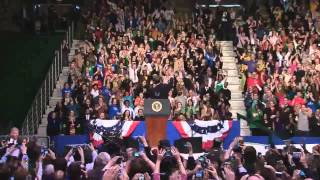 Barack Obama singing Cant touch this Song from Mc Hammer [upl. by Hershell]