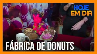 Fábrica de donuts no ABC Paulista oferece mais de 60 sabores [upl. by Daisie]