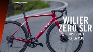 Wilier Zero SLR Light integrated and discequipped First ride review Vlog [upl. by Cloutman]