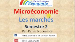 Microéconomie S2 les marchés partie 2 quot CPP quot [upl. by Wolf]