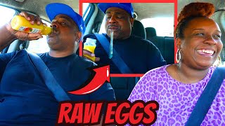 Putting a RAW EGG In My FIANCES ORANGE JUICE PRANK  MUST WATCH HILARIOUS REACTION [upl. by Aurea]