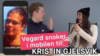 Vegard Harm snoker i mobilen til Kristin Gjelsvik [upl. by Eimile]