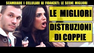 SCAMBIARE I CELLULARI LE MIGLIORI Distruzioni di Coppie COMPILATION  Giacomo Hawkman [upl. by Aridni]