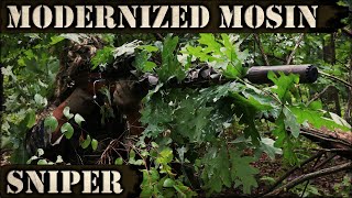 quotModernizedquot Mosin Sniper Rifle in Use [upl. by Lorrac816]