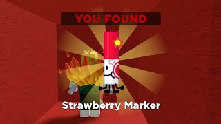 How to get STRAWBERRY Marker in FIND THE MARKERS Roblox  Updated 2024 [upl. by Olcott]