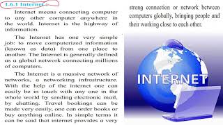 1 Basics of Information Technology  PART 3 Class 11 Textbook Explanation in Hindi [upl. by Zetrok]