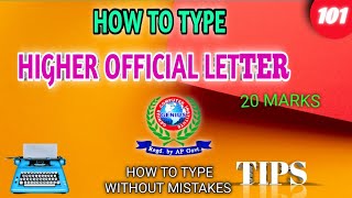 How to Type an Official Letter quotTips For Accuracyquot [upl. by Nosnirb499]