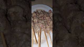 Sate Pork Satay fypシ゚ mukbang [upl. by Ahgiela]