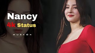 Queen of South Korea Nancy momoland whatsApp status  Full screen  Muskan Edit 4k statustranding [upl. by Johan927]