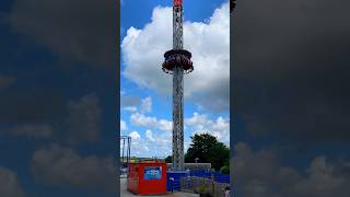 Sky Racker Ride Flambards Theme Park Cornwall UK 🇬🇧 [upl. by Nnylarac]