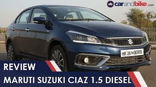 Maruti Suzuki Ciaz DDiS 225 15 Diesel Driven  NDTV carandbike [upl. by Kellene]