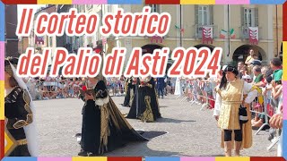 Il corteo storico del Palio di Asti 2024 [upl. by Priest]