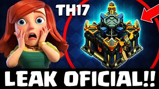 🚨OFICIAL ¡¡NUEVO AYUNTAMIENTO 17 FILTRADO por SUPERCELL 🤯 Clash of Clans [upl. by Fredela745]