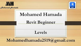 B02 Levels Revit Beginner كورس ريفيت للمبتدئين [upl. by Atlas]