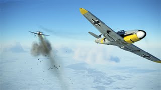 Bf109 vs 2 Yak9  WOL ✚ [upl. by Hassett]