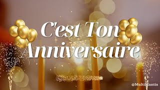 quotCest Ton Anniversairequot French song for beginners [upl. by Ahsiuqel]