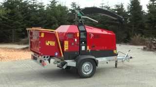 TP 235 MOBILE Towable wood chipper with touch screen operation [upl. by Akiem]