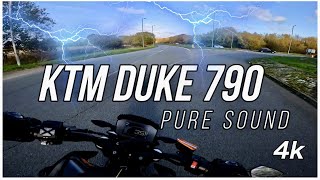 KTM DUKE 790 PURE SOUND 4K [upl. by Alket]