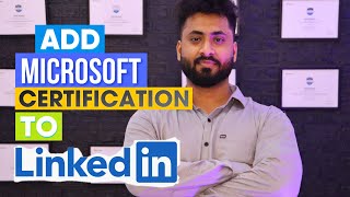 How to add Microsoft Certificates to LinkedIn Profile  Cloud Saviors  Microsoft Azure [upl. by Lombardo]