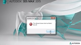 Autodesk 3ds MaxMaya Fehler Error 20 The software license check out failed  Lösung [upl. by Ennaed]