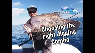 DEMERSAL JIGGING  Choosing the right combo with Tackle West [upl. by Acnalb]