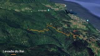 Levada do Rei Trail Map Walking in Madeira [upl. by Marlon874]