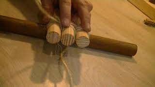 How to make a eightshaped lashing  DIY  wood amp rope [upl. by Neelyak]