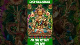 Tara Mantra From Holy Cave Om Tare Tuttare Ture Soha Green Tara Mantra  Dolma mantra [upl. by Eanahc]