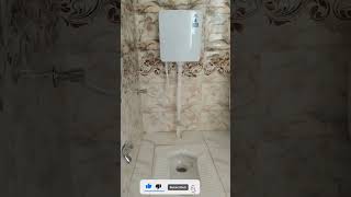 Toilet seat fitting Italian toilet seat fitting Indian seat fitting with flash tank 8 ltr [upl. by Avlis]