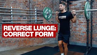 Barbell Reverse Lunges – Stop Cheating With Your Back Leg [upl. by Franklyn]