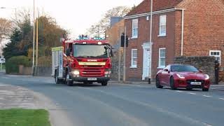 Humberside Fire And Rescue Hornsea Retained Driver Training [upl. by Enaxor]