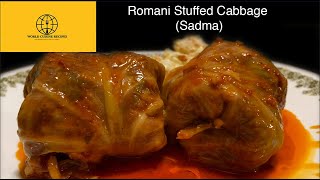 How To Make Romani Stuffed Cabbage Called Sadma aka Golumpki [upl. by Munt]