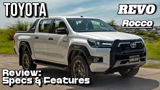 Toyota REVO Rocco review  Specifications amp Features  2024Toyota [upl. by Deerc]