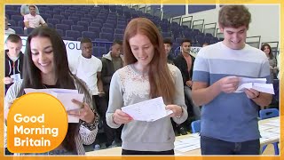 GCSE Students Open Their Results Live On Air  Good Morning Britain [upl. by Nosrej]