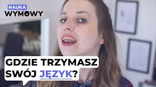 Jak wygląda pozycja spoczynkowa języka  Nauka Wymowy 💬 [upl. by Dyrraj]