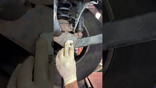 Caster Adjustment broken car cars carasmr automobile diy jeep mechanic repair [upl. by Nwadal443]