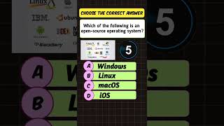 Which of These is an OpenSource OS  InfuseSmart shorts os quiz [upl. by Dulcia578]