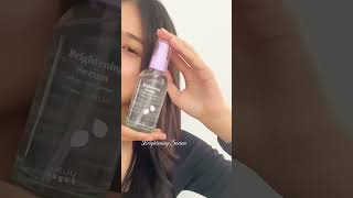 Brightening skincare routine jejusuguk skincare toner serum koreanproduct kbeauty [upl. by Santana]