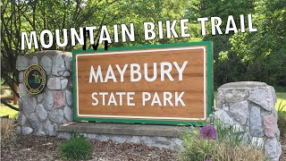 Maybury State Park Mountain Bike Trail Northville Michigan [upl. by Sontag358]