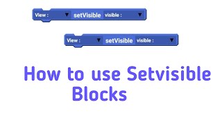 How to use setvisible Block in sketchware  change linear  Tutorial 7 [upl. by Eceirehs95]