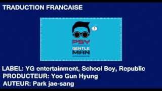 GENTLEMANPSY싸이젠틀맨 traduction française french lyrics [upl. by Anaidirib]