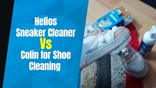 Helios Sneaker Cleaner Vs Colin for Shoe Cleaning [upl. by Chapman898]