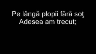 ♫ Pe lânga plopii fără soţ prezentare muzicală originală [upl. by Ogg]