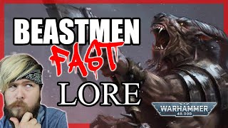 BEASTMEN Are MUCH Different in 40k  Warhammer 40K Lore Abhumans [upl. by Ahsai246]