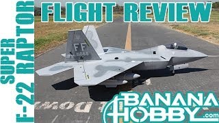 Super F22 Raptor BlitzRCWorks  Flight Review  EDF Fighter Jet [upl. by Gwen]