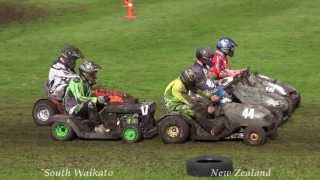 Mower Racing Fun in Tokoroa New Zealand [upl. by Nolte]