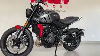 VENDIDA  TRIUMPH TRIDENT  2023  PRATA [upl. by Airpal]