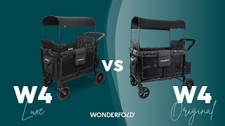 WonderFold Wagon W4 Original vs W4 Luxe Comparison [upl. by Ailis]