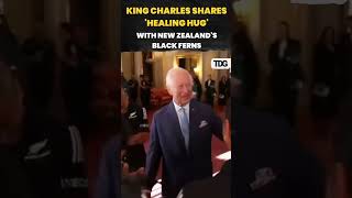 watch  King Charles Offers Healing Hug to New Zealands Black Ferns viral shorts [upl. by Einaej]