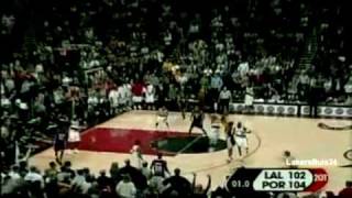 Kobe Bryant Career Clutch Compilation Part 1 Game Winners as of 2009 [upl. by Lobiv]